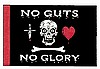 No Guts, No Glory 12"x18" Flag
